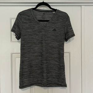 Gray Adidas climalite Tee